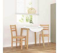 vidaXL Sillas de comedor 2 unidades madera maciza de caucho