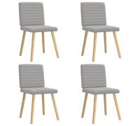 vidaXL Sillas de comedor 4 unidades tela en color Verde oscuro/Rojo vino tinto/Azul y más | cómodas modernas ergonómicas para comedor cocina salón hogar