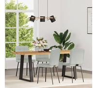 vidaXL Sillas de comedor 4 unidades terciopelo en color Gris oscuro/Negro/Azul y más | cómodas modernas ergonómicas para comedor cocina salón hogar