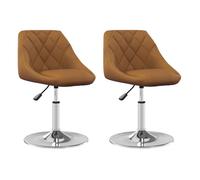 vidaXL Sillas de comedor giratorias 2 unidades terciopelo cómodas Gris oscuro/Verde oscuro/Mostaza