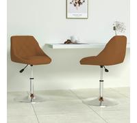 vidaXL Sillas de comedor giratorias 2 unidades terciopelo cómodas Gris oscuro/Verde oscuro/Mostaza