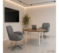 vidaXL Sillas de escritorio giratorias 2 uds. 54 x 58 x 90 cm Tela