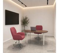 vidaXL Sillas de escritorio giratorias 2 uds. 54 x 58 x 90 cm Tela