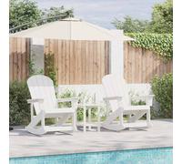 vidaXL Sillas mecedoras Adirondack 2 uds. HDPE