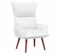 vidaXL sillón 69 x 74 x 93 cm Cuero artificial Multicolor Blanco
