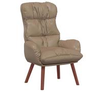 vidaXL sillón 69 x 74 x 93 cm Cuero artificial Multicolor Capuchino