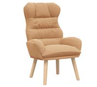 vidaXL sillón 69 x 74 x 93 cm Tela Sherpa Multicolor Beige
