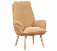 vidaXL sillón Beige 69 x 74 x 93 cm Tela Sherpa
