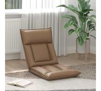 vidaXL Sillón ajustable Capuchino Cuero sintético