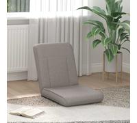 vidaXL Sillón reclinable con reposapiés ajustable, color beige
