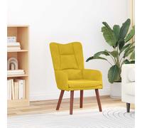 vidaXL Sillón Moderno Amarillo 63x67x94 cm Terciopelo Cómodo para sala o dormitorio