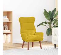 vidaXL sillón Amarillo 69 x 74 x 93 cm Terciopelo