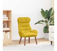 vidaXL sillón Amarillo 69 x 74 x 93 cm Terciopelo
