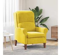 vidaXL sillón Terciopelo Multicolor Amarillo