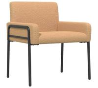 vidaXL Sillón Auxiliar Beige Bouclé