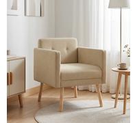 vidaXL Sillón auxiliar Verde Claro Gris Tela de Pana