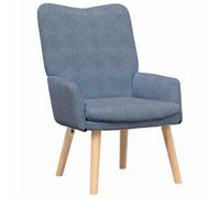 vidaXL sillón Azul 63 x 67 x 94 cm tela