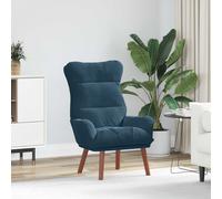 vidaXL sillón Azul 69 x 74 x 93 cm Terciopelo
