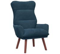 vidaXL sillón Azul 69 x 74 x 93 cm Terciopelo