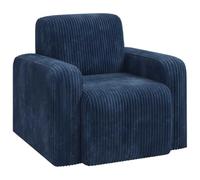 vidaXL Sillón Azul Marino Pana
