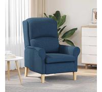 vidaXL sillón Azul tela