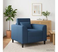 vidaXL Sillón Azul Tela
