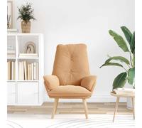 vidaXL sillón Beige 69 x 74 x 93 cm Tela Sherpa