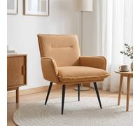 vidaXL Sillón Beige Bouclé