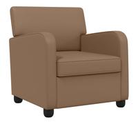 vidaXL Sillón Capuchino Cuero sintético