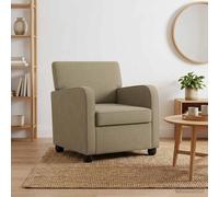 vidaXL Sillón Caqui Terciopelo