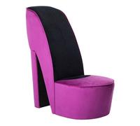 vidaXL Sillón con Forma de Zapato de tacón Terciopelo Morado