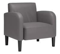 vidaXL Sillón con reposabrazos 54 cm cuero sintética en color Capuchino/Gris/Negro y más
