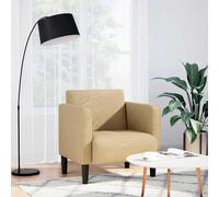 vidaXL Sillón con reposabrazos tejido pana gris verdoso 54 cm