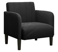 vidaXL Sillón con reposabrazos Terciopelo 54 cm – Gris claro/Amarillo/Negro y más