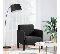 vidaXL Sillón con reposabrazos Terciopelo 54 cm – Gris claro/Amarillo/Negro y más