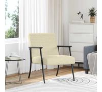 vidaXL sillón Crema 59 x 75 x 78 cm tela