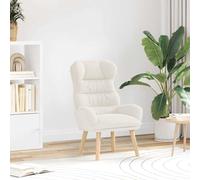 vidaXL sillón Crema 69 x 74 x 93 cm Tela Sherpa
