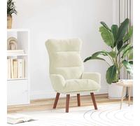 vidaXL sillón Crema 69 x 74 x 93 cm Terciopelo