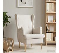 vidaXL Sillón ARES Multicolor Crema