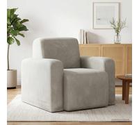 vidaXL Sillón Terciopelo 88 x 90 x 77 cm Crema