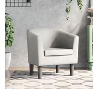 vidaXL Sillón Cuero sintético Blanco