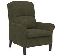 vidaXL sillón Cuero sintético Multicolor Verde ejército