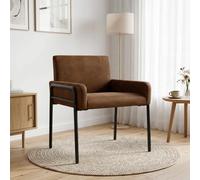 vidaXL Sillón de diseño Marrón Antelina