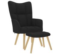 vidaXL Sillón de relax con taburete tela rojo tinto en color Rojo vino tinto/Gris claro/Taupé y más | cómodas modernas ergonómicas para comedor cocina salón hogar
