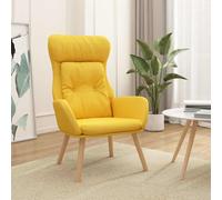 vidaXL Sillón de relax de tela Gris claro, Gris oscuro, Crema Sillon Dormitorio Sillon Comodos Silla Relax Sillón Sofá Yellow