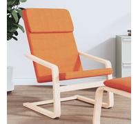 vidaXL Sillón de relax de tela amarillo oscuro
