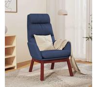 vidaXL Sillón de relax de tela azul