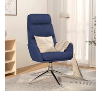 vidaXL Sillón de relax de tela azul
