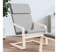 vidaXL Sillón de relax de tela gris claro