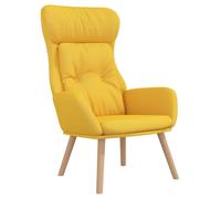 vidaXL Sillón de relax de tela Gris claro, Gris oscuro, Crema Sillon Dormitorio Sillon Comodos Silla Relax Sillón Sofá Yellow